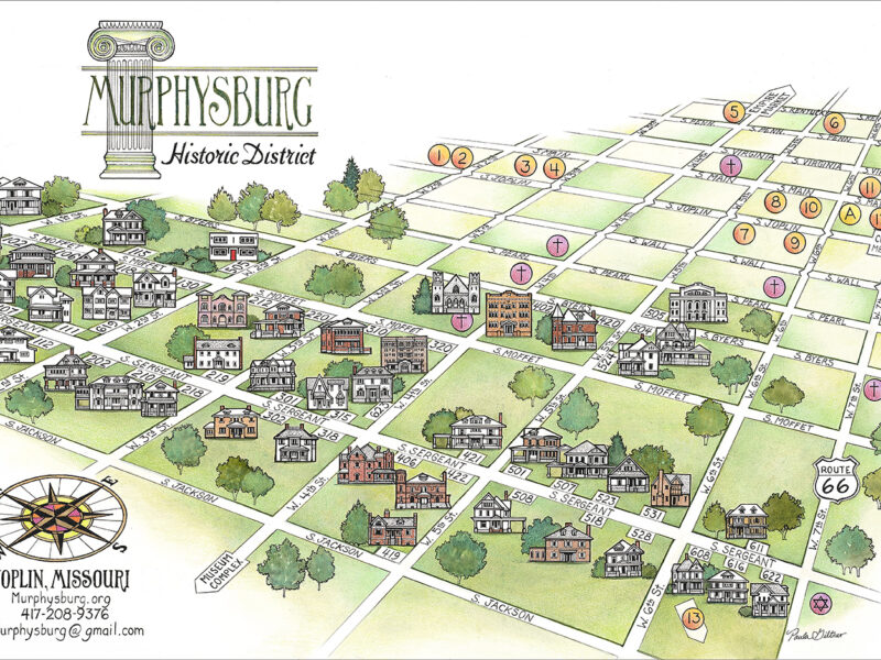 Historic Murphysburg Residential District map