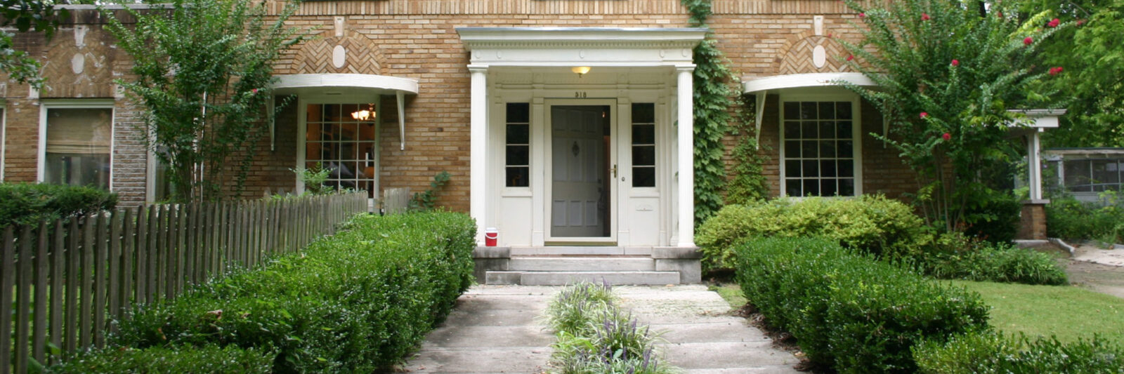 house front path leading to front door